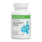 Pot of Herbalife Xtra-Cal calcium and vitamin D tablets