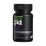 black pot of Herbalife 24 Restore capsules